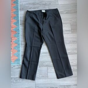 Chico’s| So Slimming Black Trouser Pants in Size 3, Short•••Classic Pants